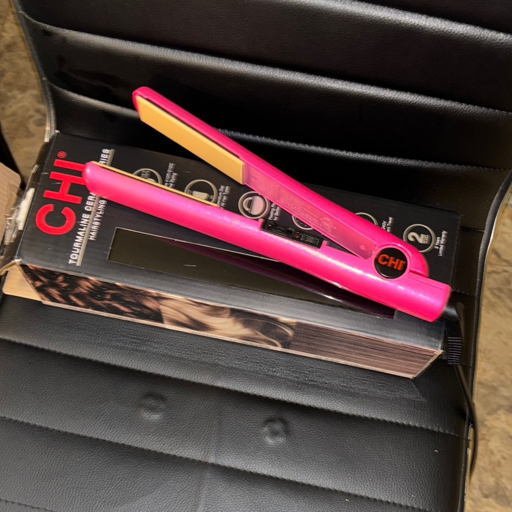 Vibrant Pink Hair Styling Tool